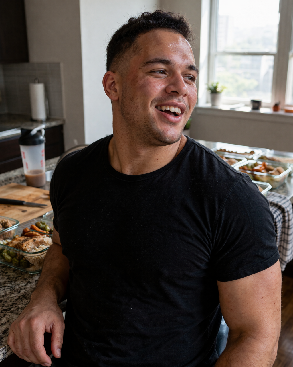 Marcus Cole, NASM-certified trainer and creator of FitStrong Kitchen