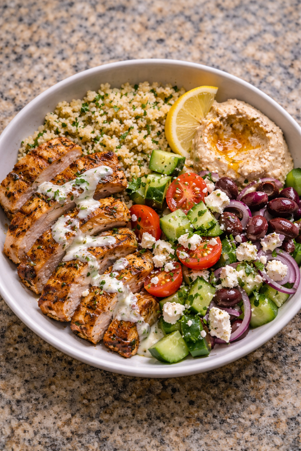 Mediterranean Chicken Power Bowl